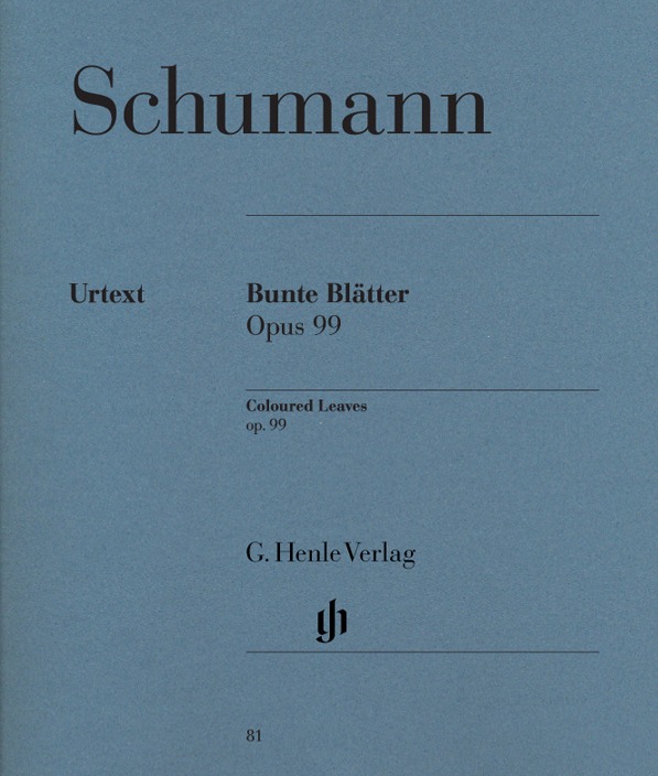 【原版】Schumann 舒曼 缤纷叶子 op. 99 HN 81
