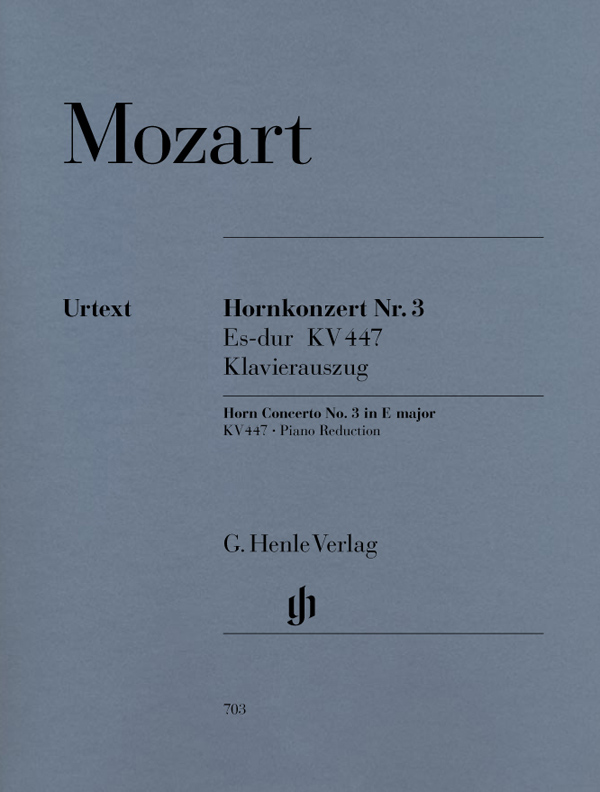 【原版】莫扎特 降E大调第三圆号协奏曲 KV 447 HN 703