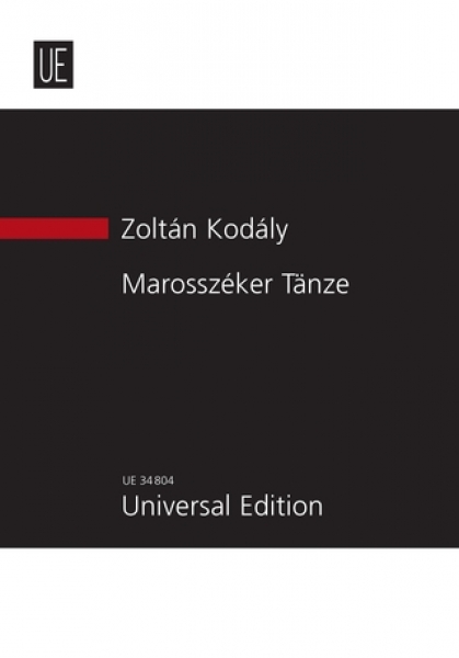 【原版】Zoltán Kodály 柯达伊：罗马赛克舞曲 UE34804