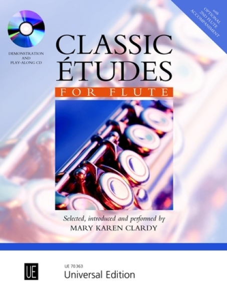 【原版】长笛的古典练习曲（附CD） UE70363