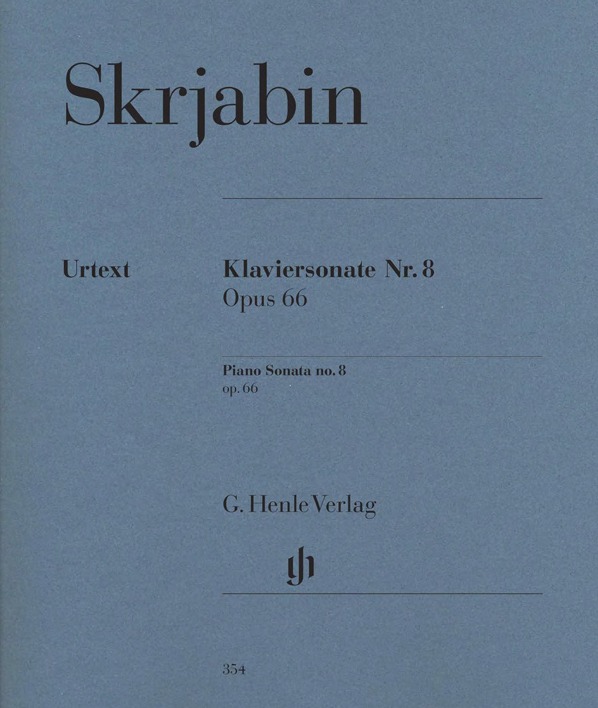 【原版乐谱】斯克里亚宾 第八钢琴奏鸣曲 op. 66  HN 354
