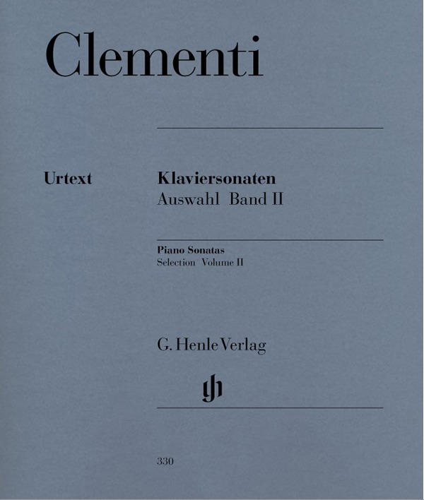 【原版乐谱】克莱门蒂 钢琴奏鸣曲选集 卷II   (1790-1805) HN 330