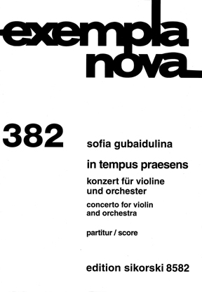 【原版乐谱】古芭伊杜里娜  "在当代”小提琴协奏曲（总谱）SIK8582