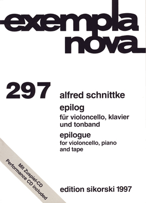 施尼德科 "结束语“--大提琴和钢琴（附CD） SIK1997