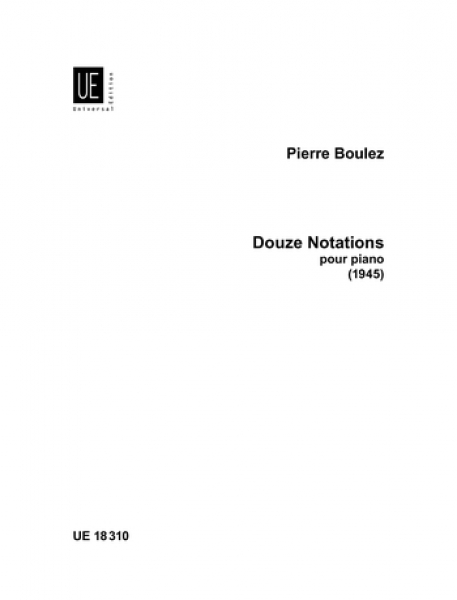 【原版乐谱】Boulez 布莱兹 “十二记谱法”钢琴曲集 UE18310