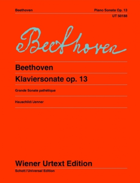【原版乐谱】贝多芬 钢琴奏鸣曲“悲怆”OP 13  UT50188