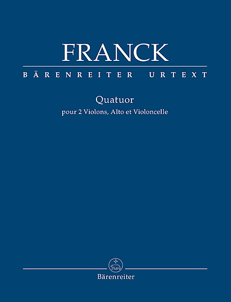 【原版】Auguste Franck  弗朗克 弦乐四重奏 BA 9421