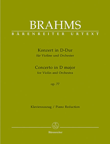 【原版】勃拉姆斯 D小调小提琴与管弦乐队协奏曲 BA 9049-90