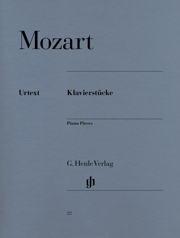 【原版】 Mozart 莫扎特 钢琴小品集 HN 22