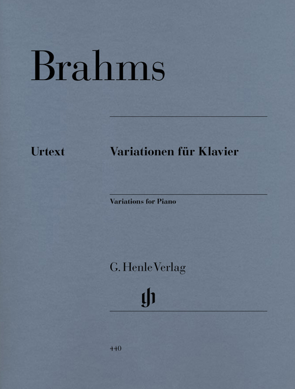 【原版】Johannes Brahms 勃拉姆斯 钢琴变奏曲 HN 440