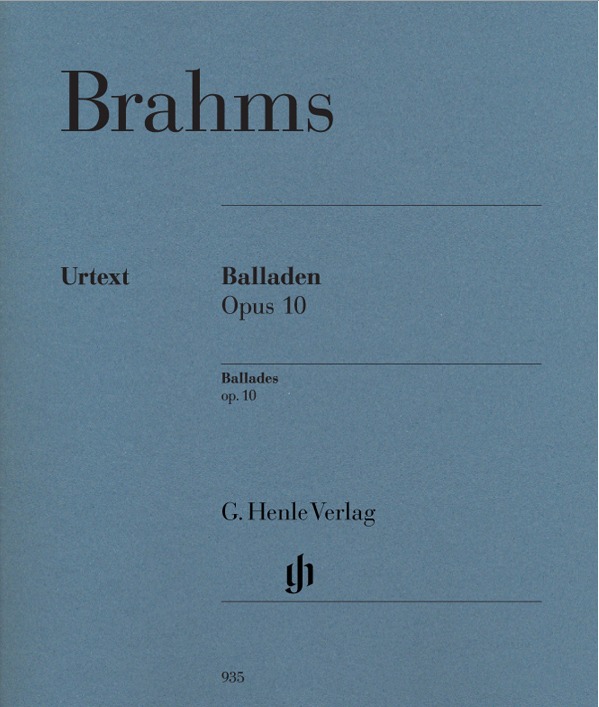 【原版】Johannes Brahms 勃拉姆斯 叙事曲 op. 10 HN 935