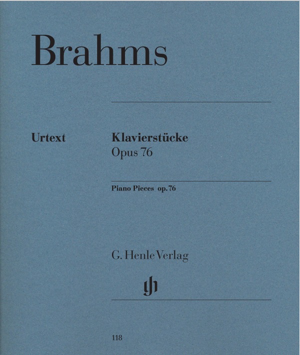 【原版】Brahms 勃拉姆斯 钢琴小品集 op. 76,1-8  HN 1184