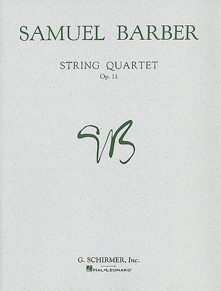 【原版】Samuel Barber 巴伯 弦乐四重奏 OP11  HL.50341730