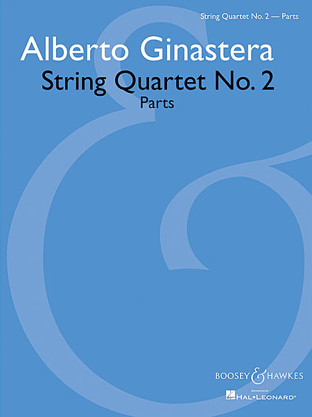 【原版】Alberto Ginastera  吉拉斯特拉  弦乐四重奏 NO.2（分谱）HL.48019374