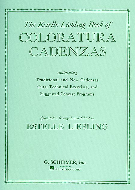 【原版】女高音华彩乐段 Coloratura Cadenzas  HL.50327860