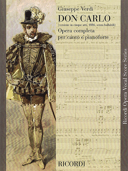 【原版】Verdi 威尔第 唐卡洛（歌剧钢伴）1886年版 5幕歌剧 HL.50017920