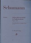 舒曼七首赋格形式的钢琴小品OP.126 HN 907