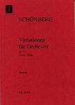 schoenberg 勋伯格：为管弦乐队作的变奏曲op.31 总谱 UE 12196