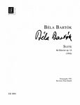 Bartok 巴托克：钢琴组曲 op.14  UE 5891