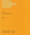 Schubert 舒伯特 男低音艺术歌曲集 HN 532