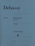 Debussy 德彪西 钢琴作品集 第三卷 Piano Works, Volume III HN 1196