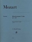 【原版乐谱】Mozart 莫扎特 C 大调钢琴奏鸣曲 KV 309  HN 1065
