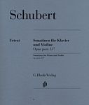 【原版乐谱】Schubert 舒伯特 钢琴与小提琴小奏鸣曲 op. post. 137  HN 6