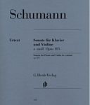 【原版乐谱】舒曼 a小调小提琴奏鸣曲 op. 105 HN 428