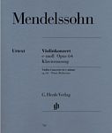 【原版乐谱】 Mendelssohn  门德尔松 e小调小提琴协奏曲 op. 64  HN 720