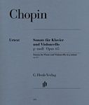 【原版乐谱】Chopin 肖邦 g小调大提琴奏鸣曲 op. 65  HN 495