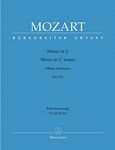 【原版乐谱】莫扎特 C 大调弥撒曲《庄严弥撒》KV337 BA 4881-90