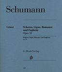 【原版】Schumann 舒曼 谐谑曲、吉格、浪漫曲与小赋格 o p. 32 HN 429
