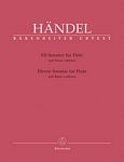 【原版】亨德尔 十一首长笛与通奏低音奏鸣曲 BA 4225