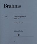 【原版乐谱】Brahms 勃拉姆斯 两首狂想曲 op. 79 HN 1251