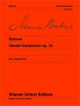 【原版乐谱】勃拉姆斯 亨德尔主题变奏曲与赋格 op 24  UT50171