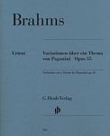 【原版乐谱】勃拉姆斯 帕格尼尼主题变奏 op. 35 HN 394