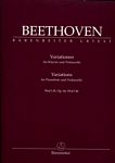 【原版】Beethoven 贝多芬 大提琴变奏曲 BA 9028