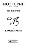 Samuel Barber 巴伯 《夜曲》HL.50288310