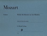 【原版】莫扎特 钢琴四手联弹作品 HN 932