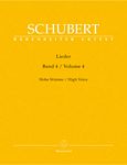 【原版】Schubert 舒伯特 艺术歌曲 第4辑（高音） BA 9104
