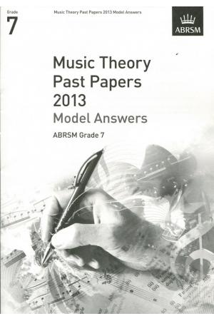 英皇考级：Music Theory Past Papers 2013 Model Answers G7 2013年乐理真题答案7级（英文版）