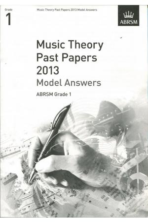 英皇考级：Music Theory Past Papers 2013 Model Answers G1 2013年乐理真题答案1级（英文版）