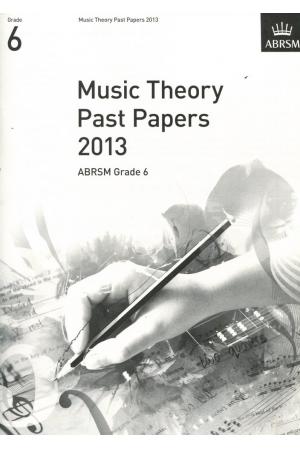英皇考级：Music Theory Past Papers 2013 G6 2013年乐理真题6级（英文版）