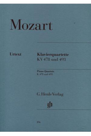 Mozart klavierquartette  KV478 KV493 莫扎特钢琴弦乐四重奏 HN 196