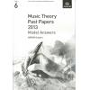 英皇考级：Music Theory Past Papers 2013 Model Answers G6 2013年乐理真题答案6级（英文版）