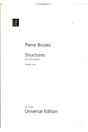 Pierre Boulez 皮埃尔▪布莱兹 结构：第一本书（为双钢琴、四手联弹而作）UE12267