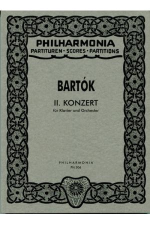 Bela Bartok 巴托克 第二钢琴协奏曲（总谱）PH 306
