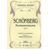 Arnold Schonberg 勋伯格 室内交响乐(为钢琴而作）op 9 UE7146 