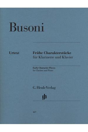 Ferruccio Busoni 布索尼 早期单簧管小品集（分谱+钢琴伴奏） HN 467