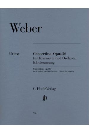 Weber  韦伯  降E大调单簧管协奏曲 OP.26  HN 718
